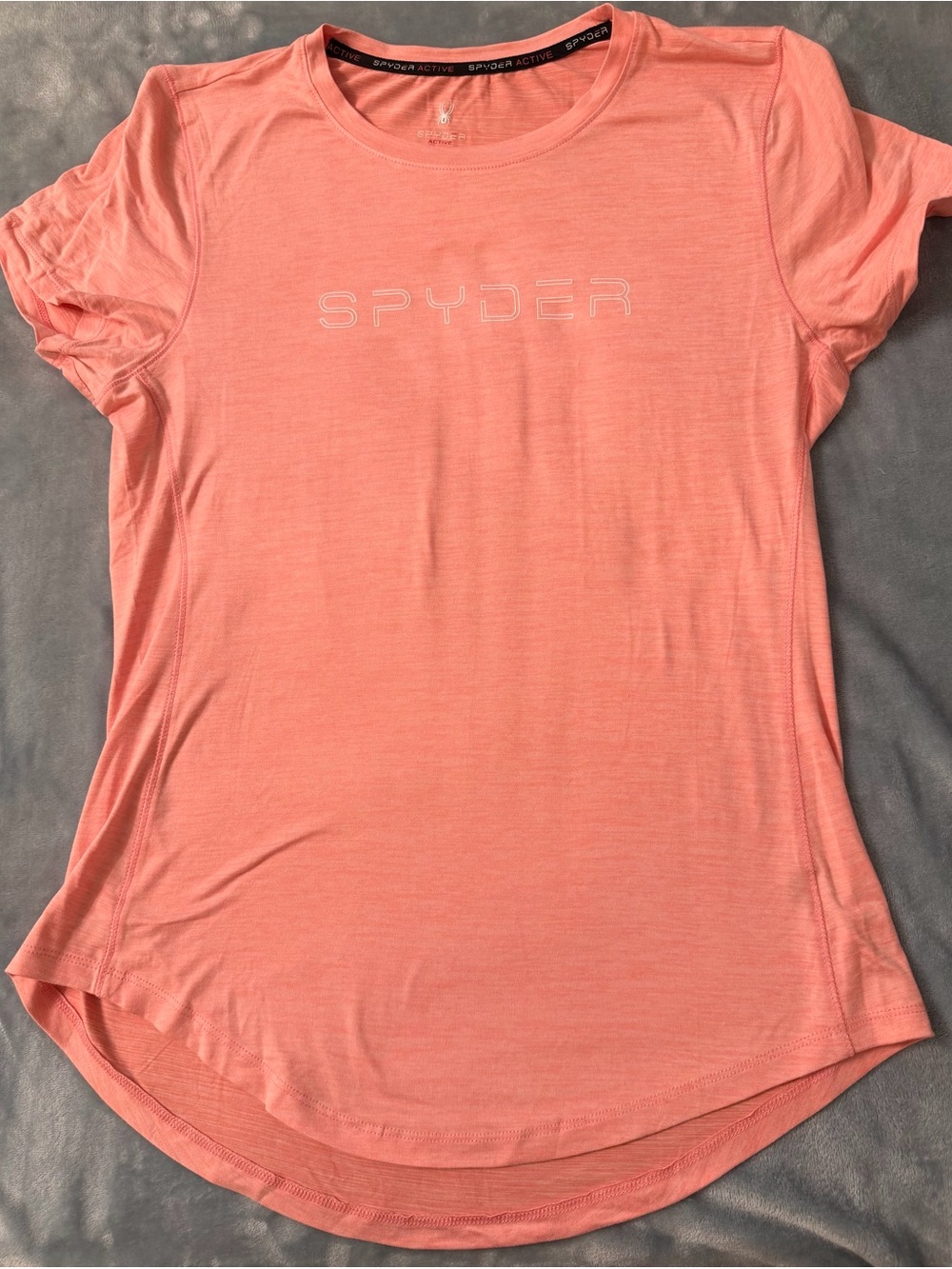 Spyder Women's Coral Pink Short Sleeve Performance Tee